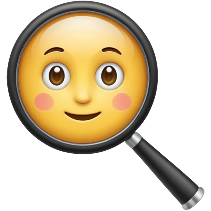 magnification glass emoji