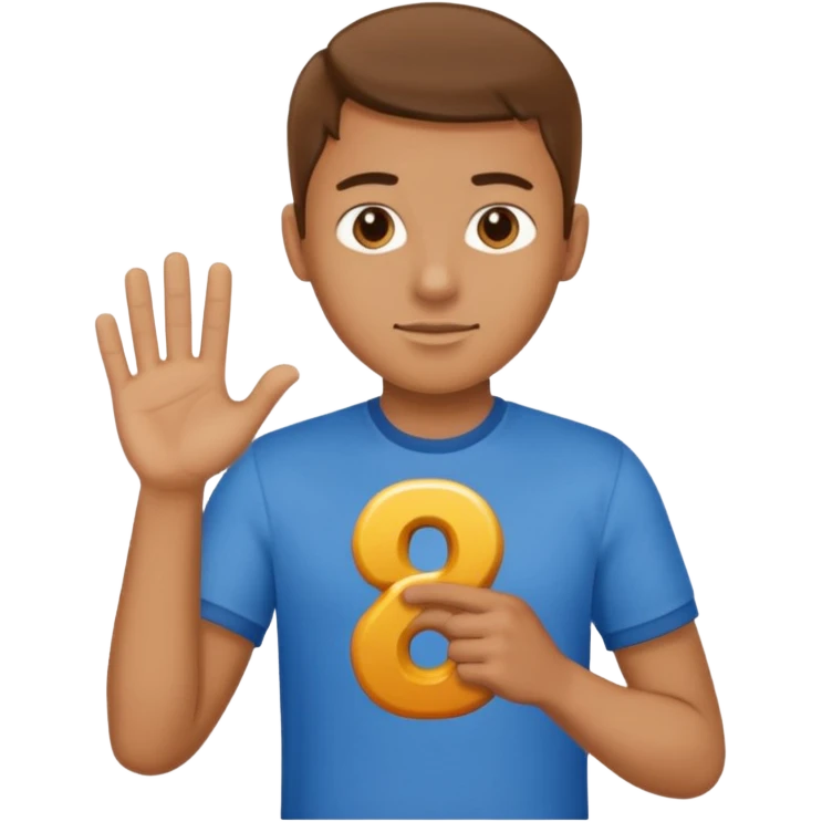 🤷🏻‍♂️6️⃣7️⃣ emoji