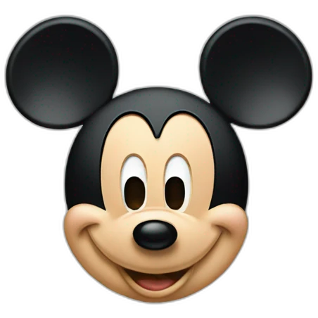 Mickey Mouse emoji