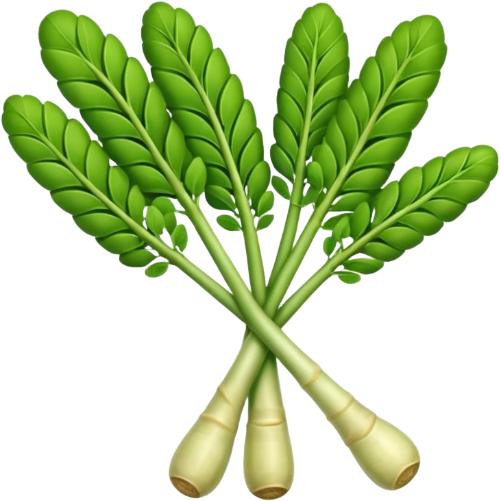 Vegetable drumstick Moringa
oleifera emoji