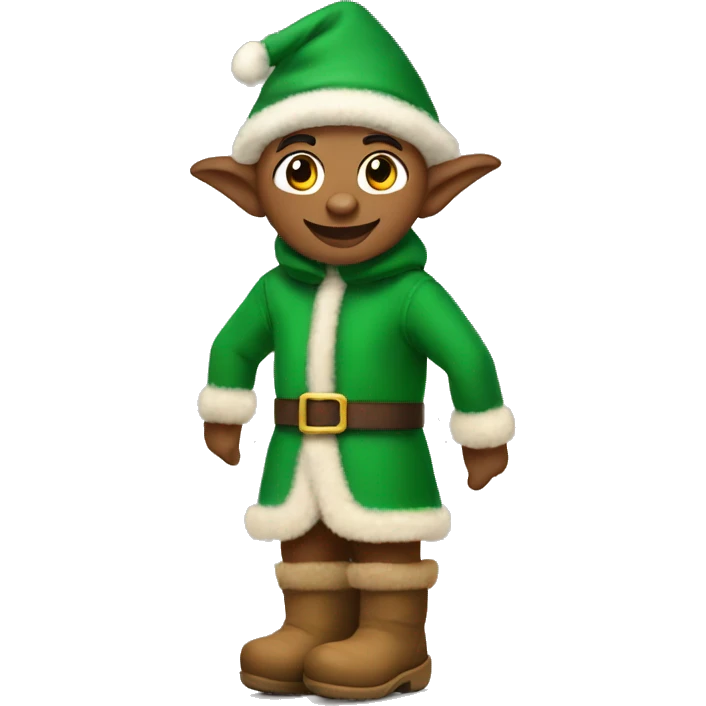 Elf wearing Ugg boots  emoji