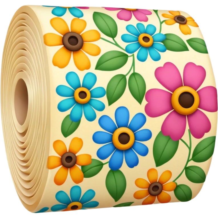 A roll of wallpaper  emoji