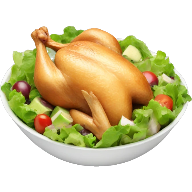 chicken salad  emoji