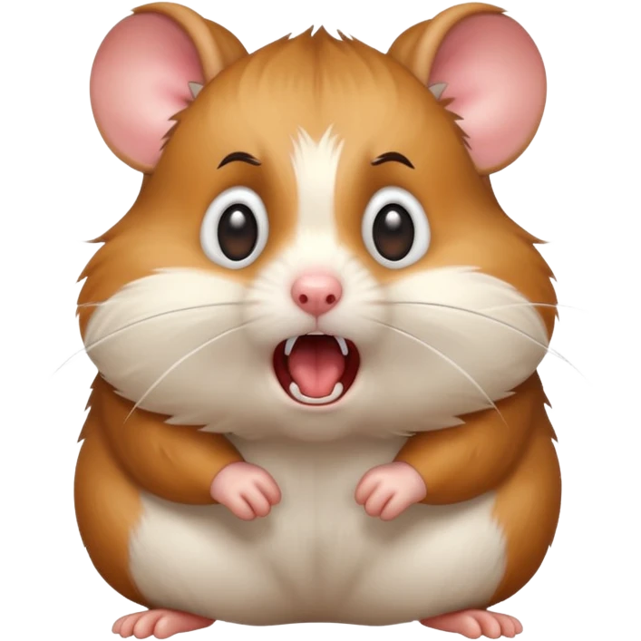 screaming hamster emoji