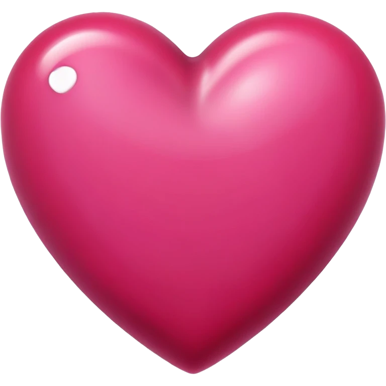 Raspberry color heart emoji