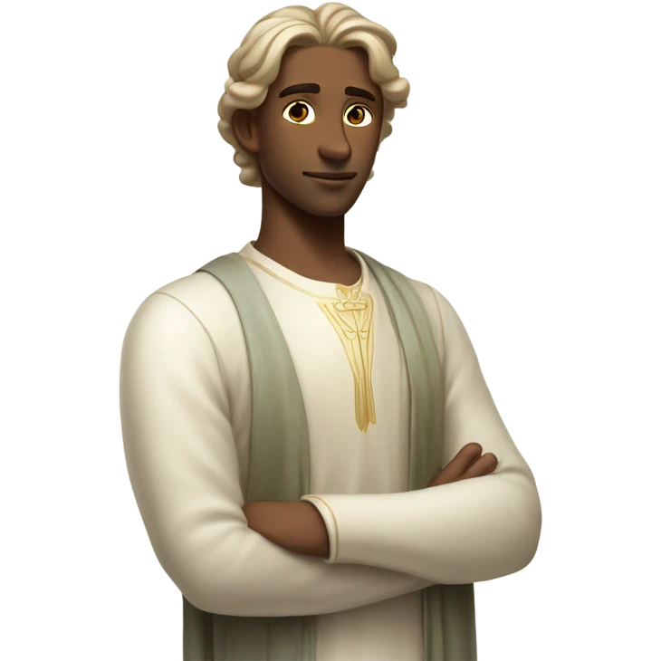 astrology virgo man white the maiden iridescent  emoji