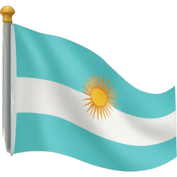 Flag of Córdoba, Argentina emoji