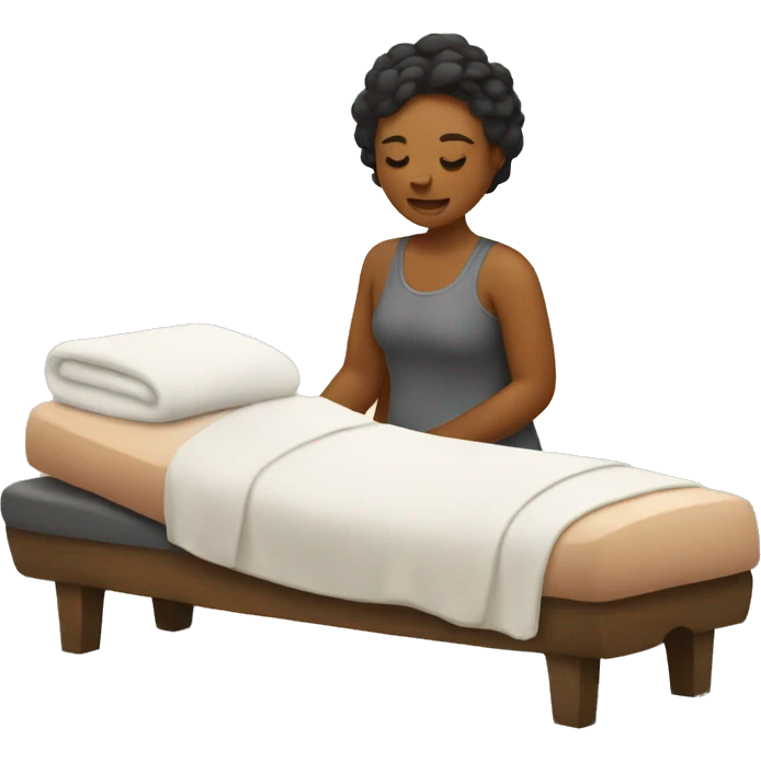 Cozy massage  emoji