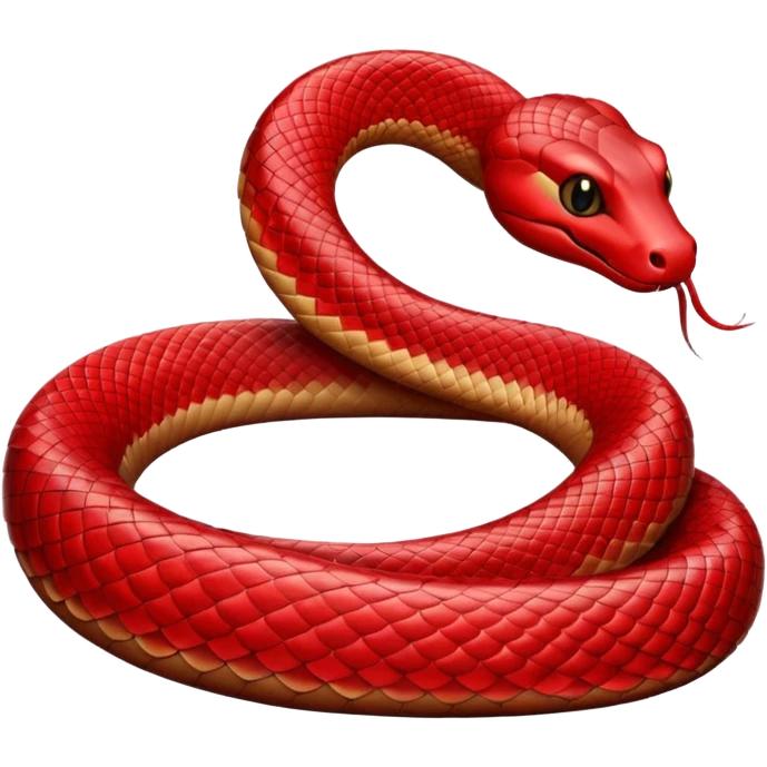 red snake emoji