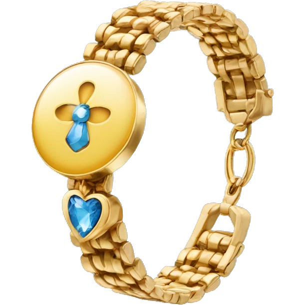 Bracelet vav cleef emoji