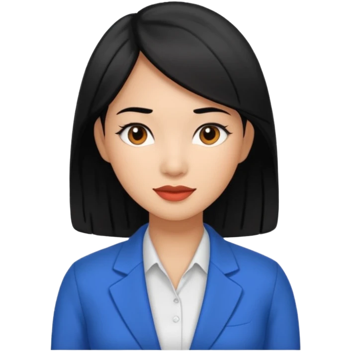 Female Filipino Virtual Assistant with Black Hair emoji