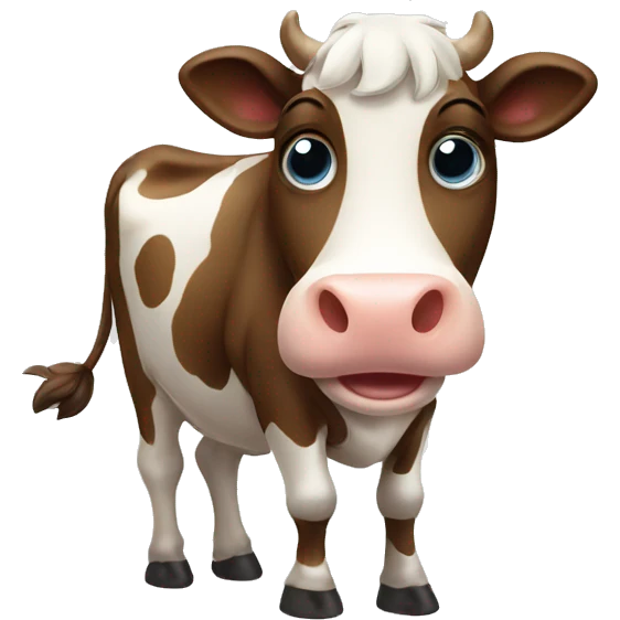 Happy cow  emoji
