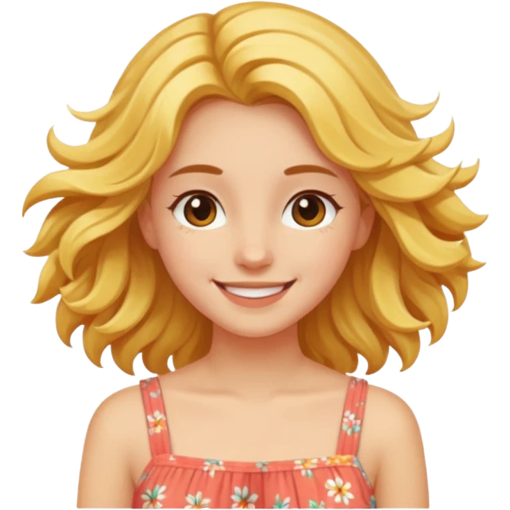 Girl summer solting emoji