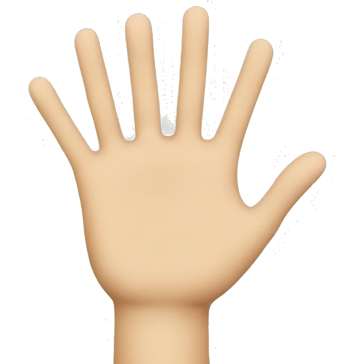 You with hand  emoji