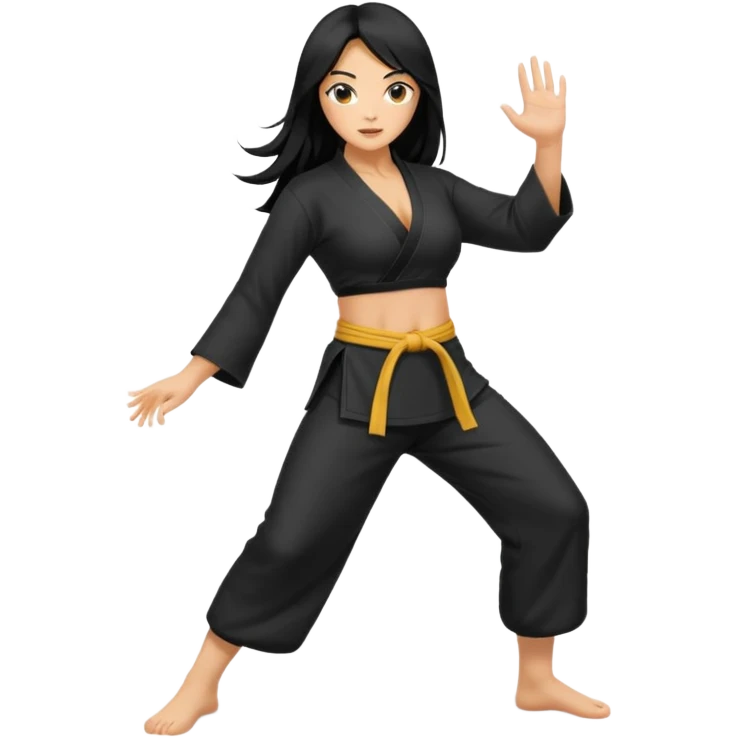 long black hair ((naked ))female big big boobs full body barefoot  ((black Thick pubic hair )) kung fu  ((Remove all clothes)) emoji