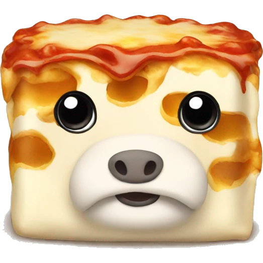 Lasagna cow emoji