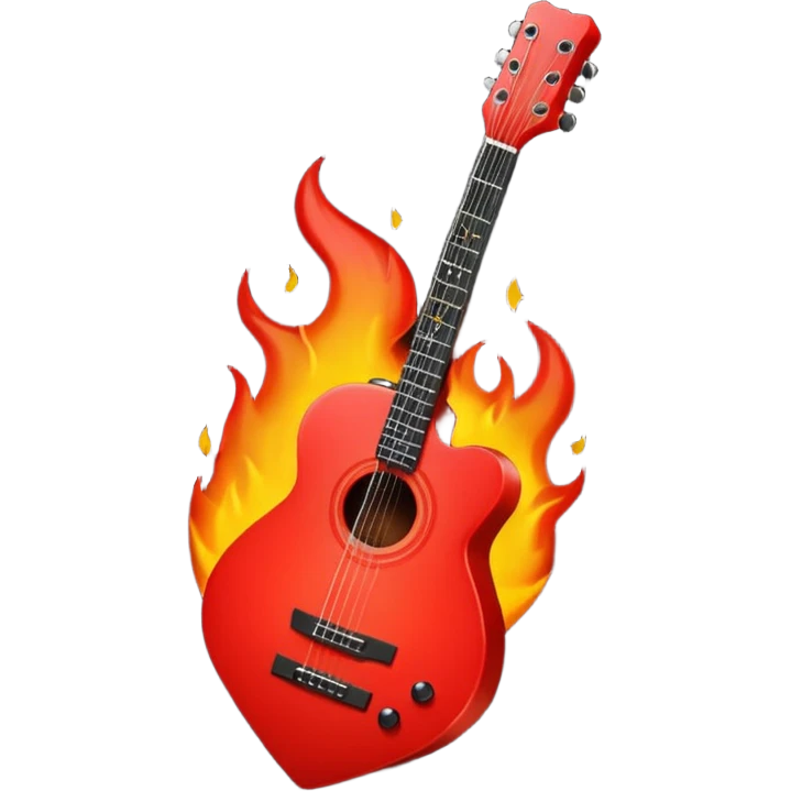 ❤️‍🔥🎸 emoji