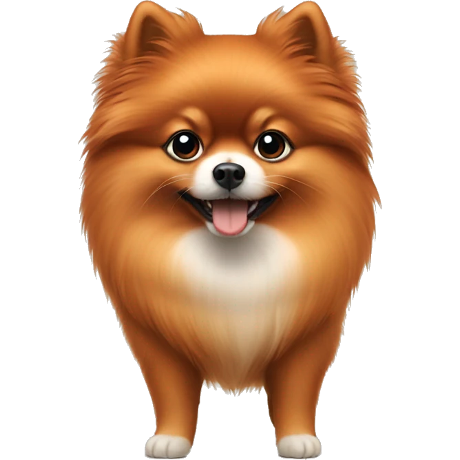 red pomeranian emoji