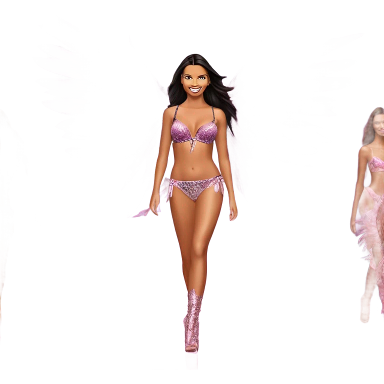 adriana lima victorias secret runway emoji