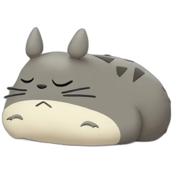 the big totoro sleeping emoji