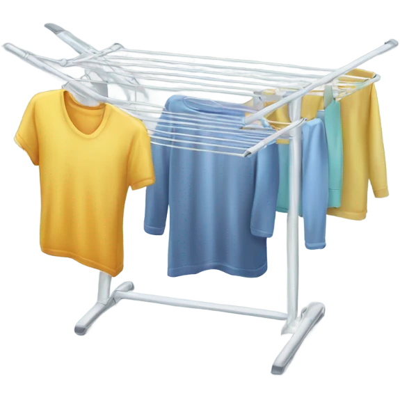 Clothes drying rack emoji