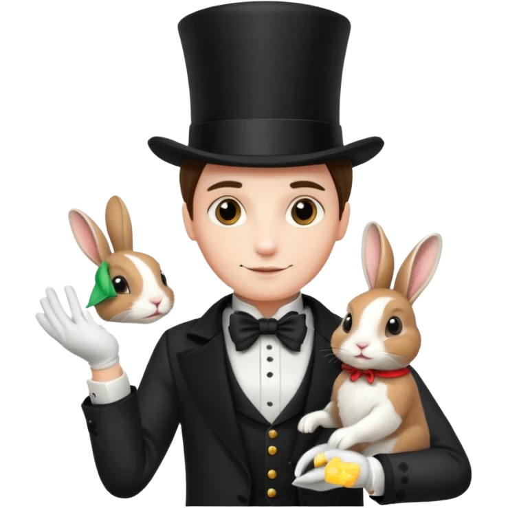 magician and pet emoji