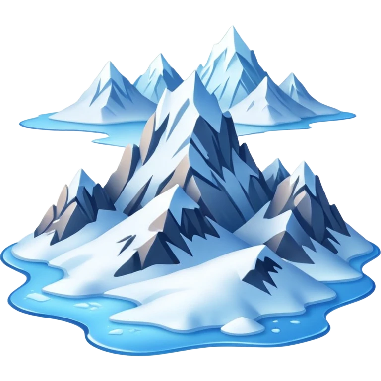 Ice Planet – frozen surface, icy mountains, blizzards emoji
