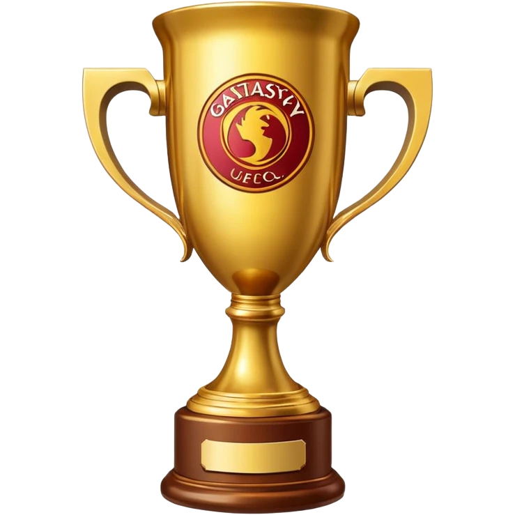 Galatasaray ın aldıgı uefa kupası emoji