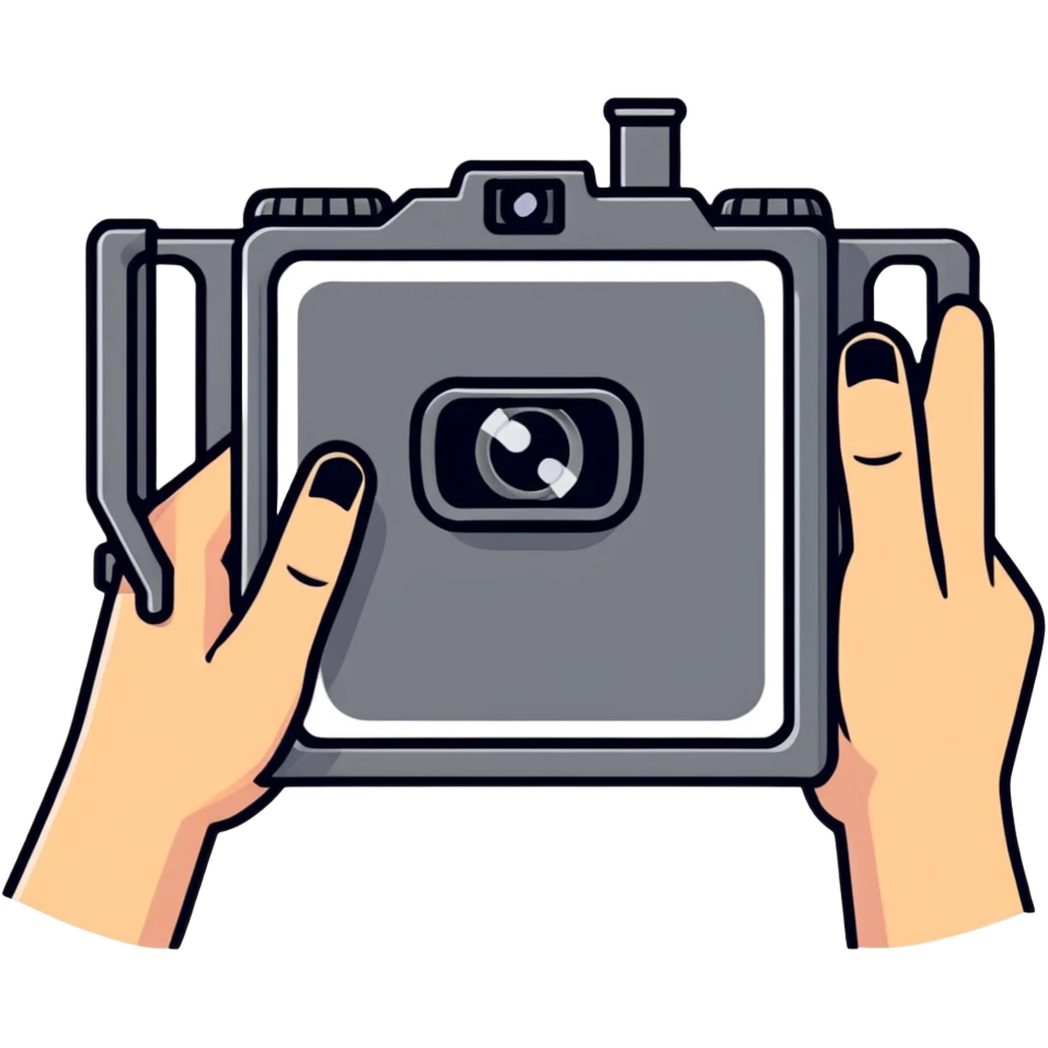 hands making viewfinder gesture, focusing frame emoji