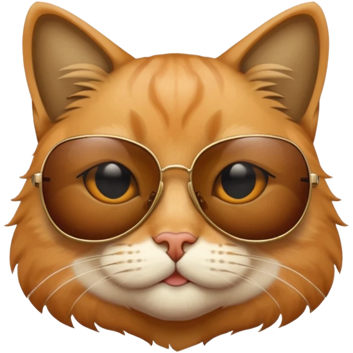 Cat wearing sunglasses emoji