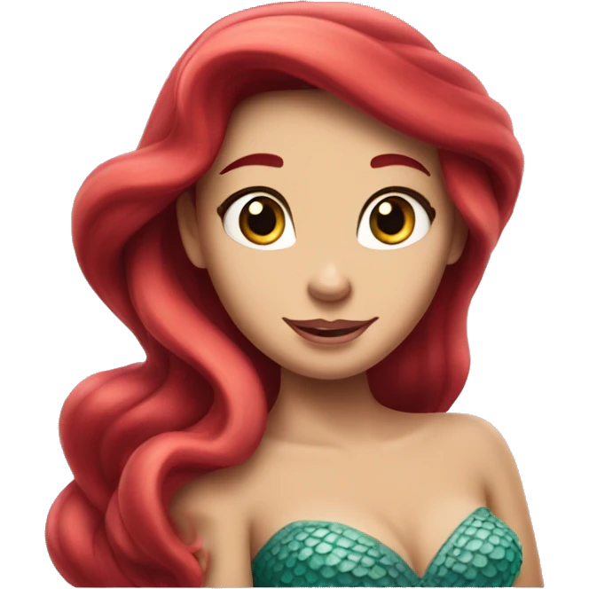Ariel from The Little Mermaid  emoji