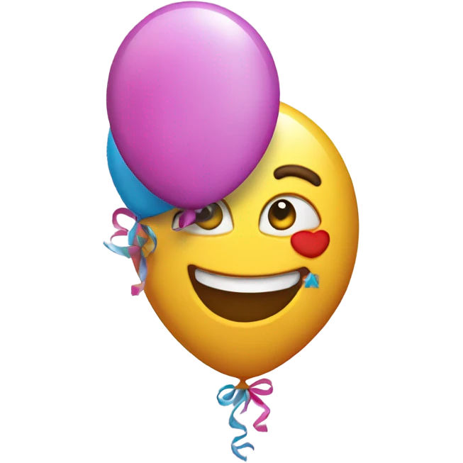 Happy birthday balloon emoji