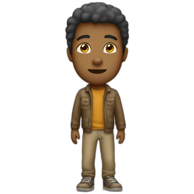 personne debout seule blasée emoji