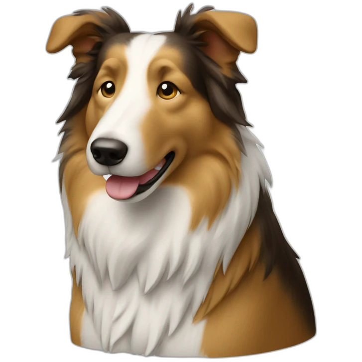 Bordeur collie White emoji