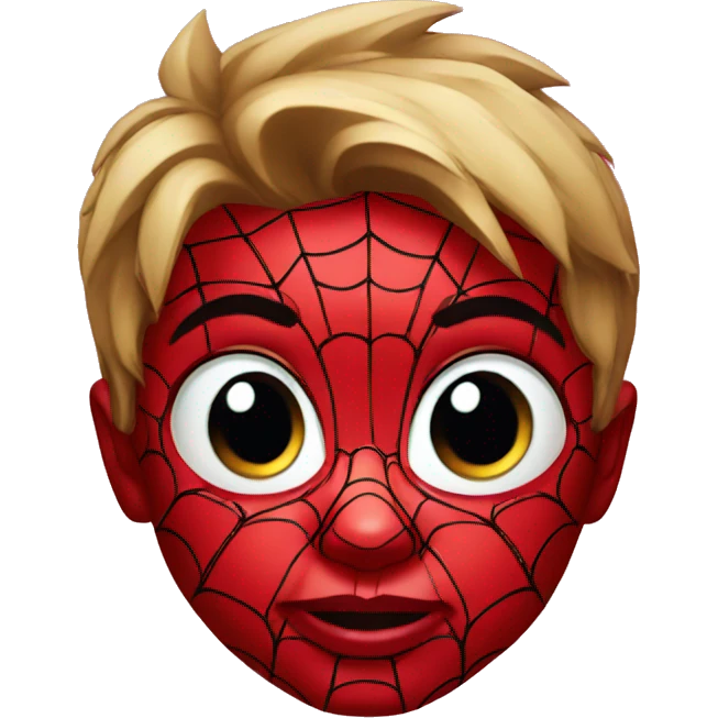 spiderman baby face emoji