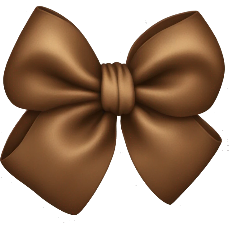 Brown bow emoji