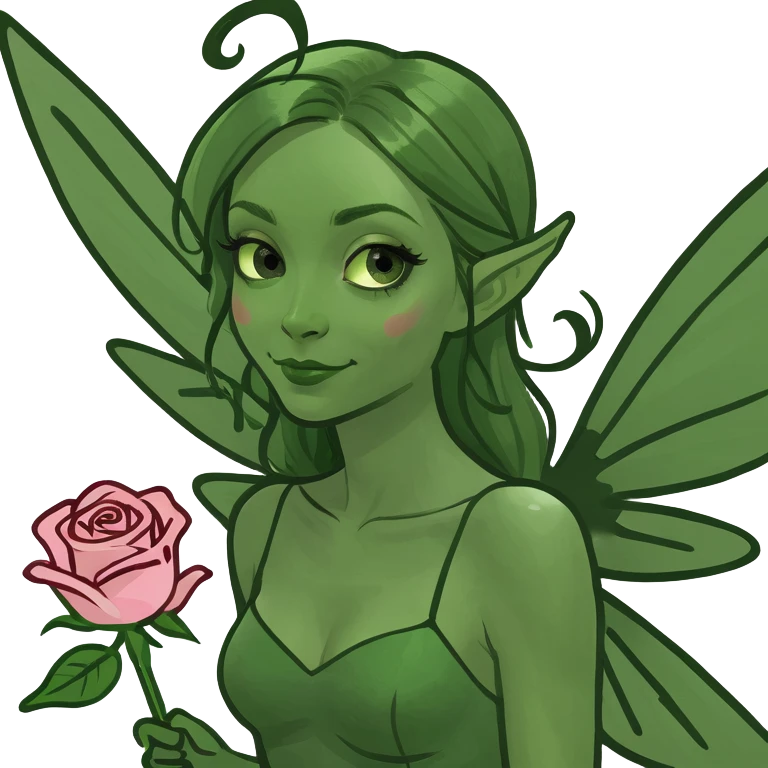Black , fairy , rose , Wings , beautiful  emoji