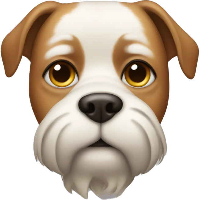 dog with a mustache  emoji