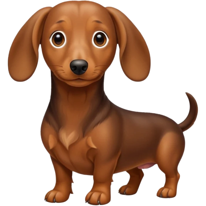 Perro salchicha emoji