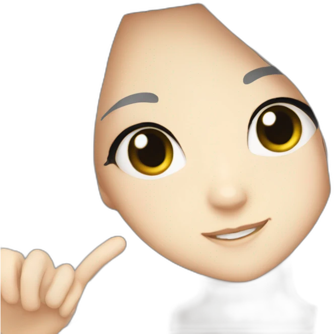 Anime girl emoji
