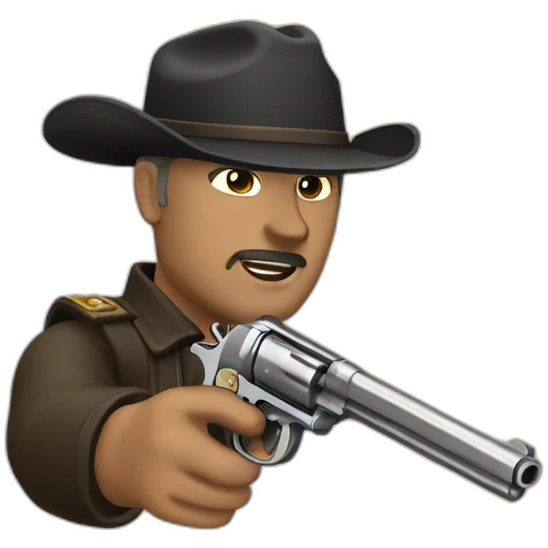 Pistolero emoji