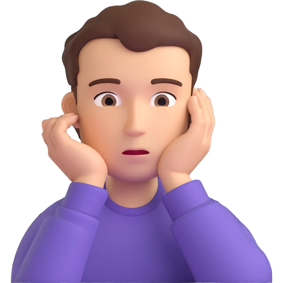 thinking face, hand on chin emoji