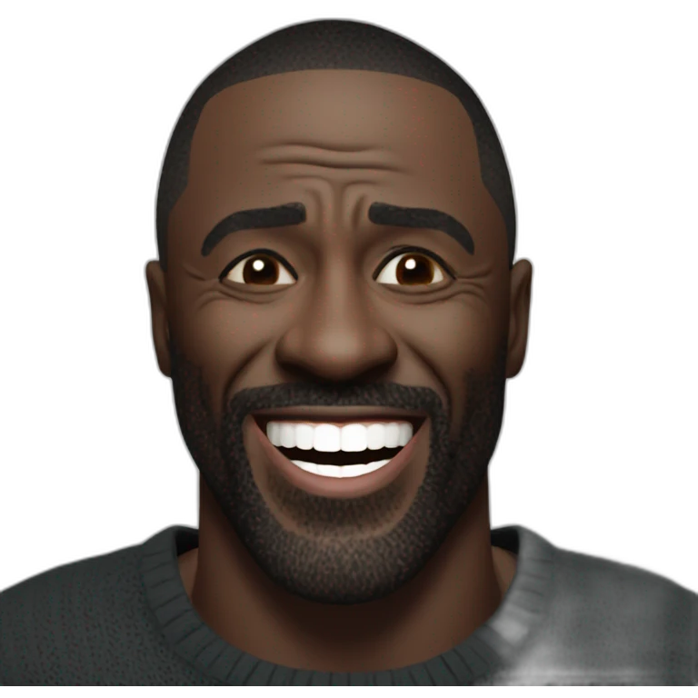 Idris Elba laugh emoji