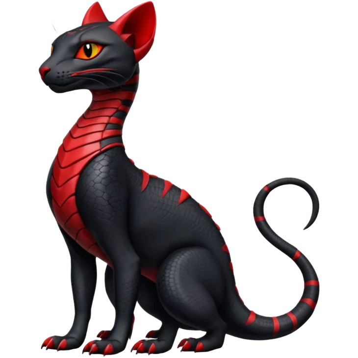 Salandit-Bastet-Fakémon-hybrid-creature (full body)  emoji