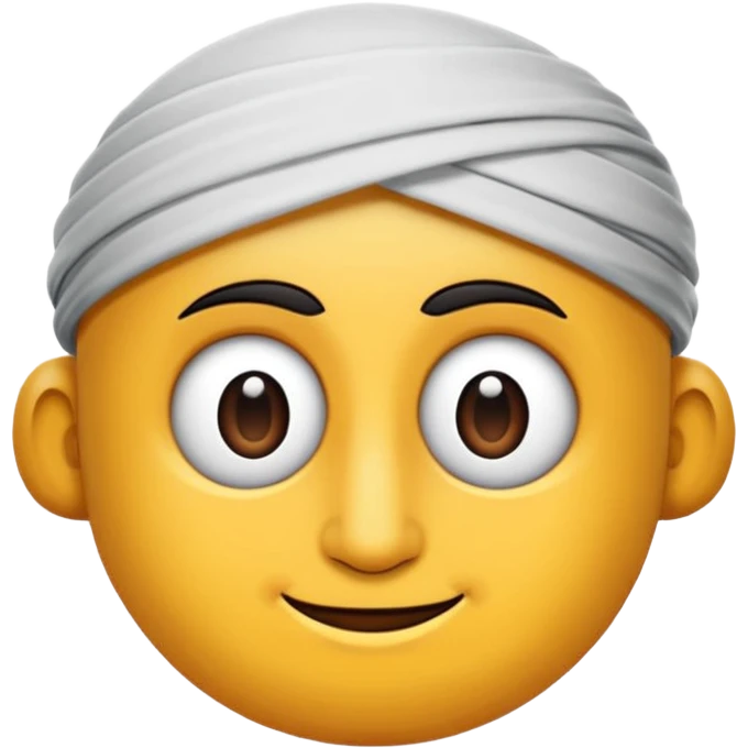 Yuvarlak ince pempe çizgili şeker emoji