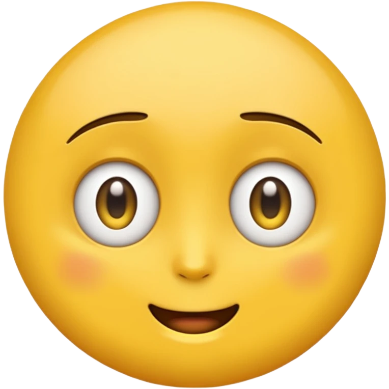 Sassy emoji with big eyes emoji