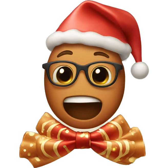 red caramel new year  emoji