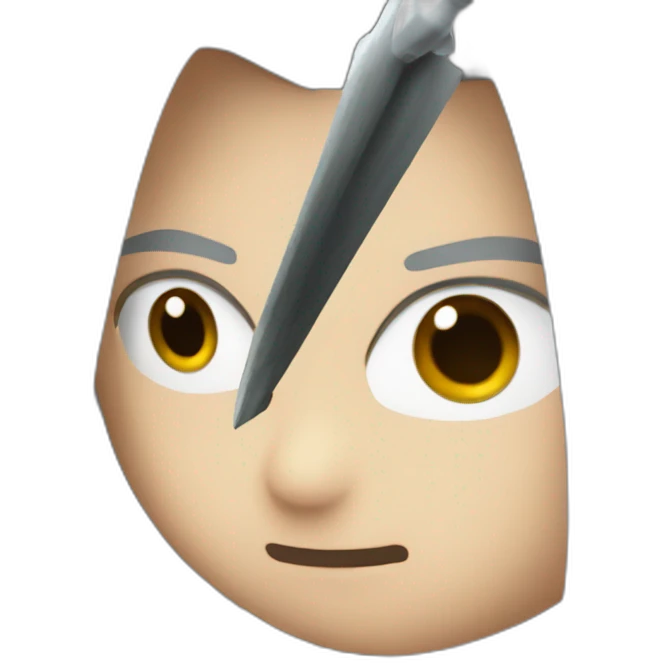 Sephiroth eating emoji