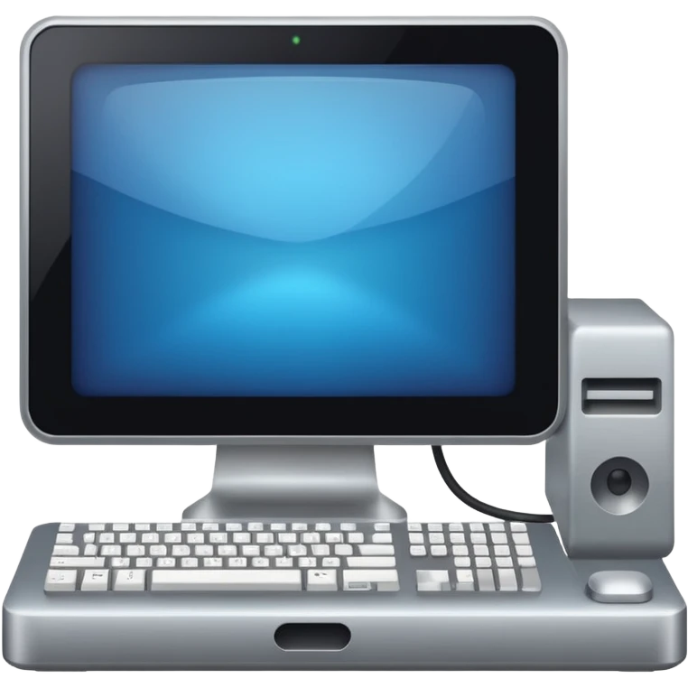 computer with computer unit emoji
