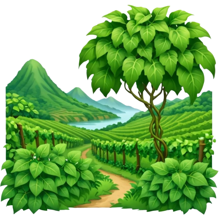 humid weather landskape emoji